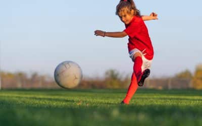 Encouraging girls to play football