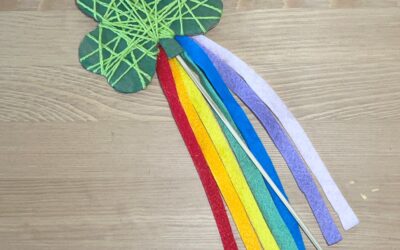 St Patrick’s Day Craft – Shamrock Wands